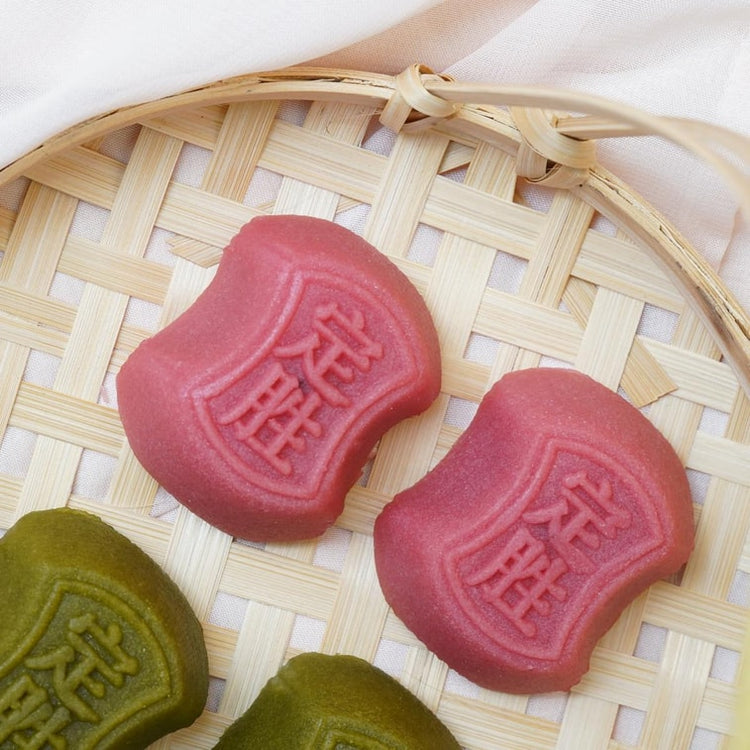 Soft Red Bean Paste Victory Cake, Smooth Sweet Filling, Chewy and Elastic Outer Layer, Traditional Symbolic Pastry, Handcrafted Delicacy, Perfect for Festive Gatherings or Daily Indulgence, 5 Pieces, 190g