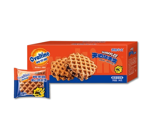 Sandwich cookies, Chocolate flavor, Mellow taste, Sweet and soft, Soft shell, Individual packaging, Casual snacks, 340g/11.99oz* box (Pack of 9)