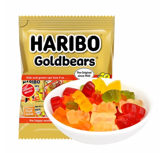 Gummy rubber, QQ projectile, Six kinds of fruit flavor, Bear shape, Children's candy, Individual packaging, Easy to carry, Casual snacks, 200g/7.05oz* bag