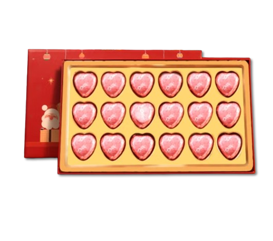 Chocolate, Gift box, Candy, Delicious taste, Silky taste, Birthday, Christmas, Hand gifts, Valentine's Day gifts, Employee benefits, 81g/2.86oz* box (Pack of 18)