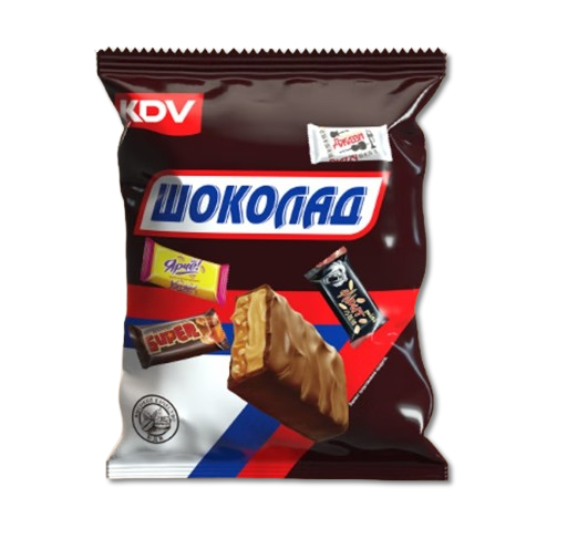 Bonbons, Chocolates, Mixed candies, Sweet taste, Individual packaging, Suitable for any occasion, Casual snacks, Christmas, Imported from Russia, 408g/14.39oz* bag (Pack of 1)