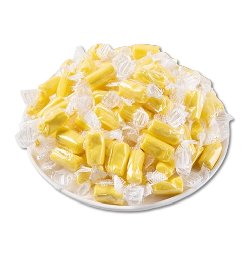 Fruit jelly, Durian flavor, Fruit-rich, New Year snacks, Thai flavor, Individual packaging, Contains 85 pieces, Casual snacks, 350g/12.35oz* bag (Pack of 1)