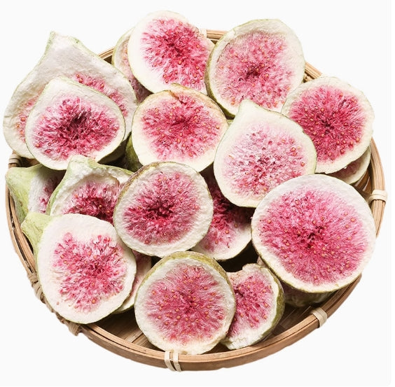 Freeze-Dried Figs, Slightly Sweet and Crispy. A Perfect Dry Fruit Snack, Ideal for Casual Afternoon Tea and Holiday Munching. Vegan-Friendly, 3.52oz (Pack of 1)