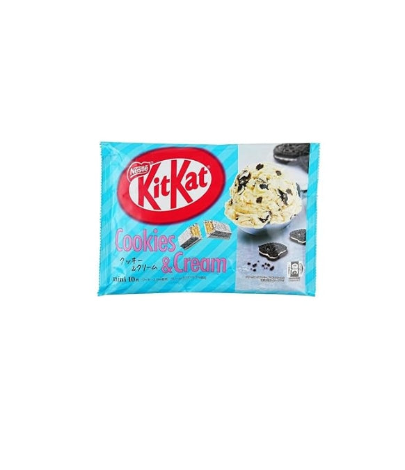 Kit Kat Cookies & Vanilla Crispy texture, blending the flavors of chocolate, vanilla, and cookies together 4 oz