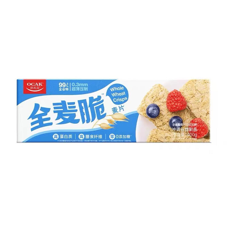 OCAK Whole Wheat Crunchy Cereal with 0 Added Sugar
