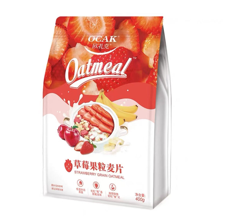 OCAK Cereal Strawberry Fruit Cereal Oatmeal