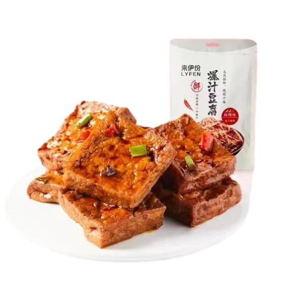 LYFEN marinated tofu in hot sauce