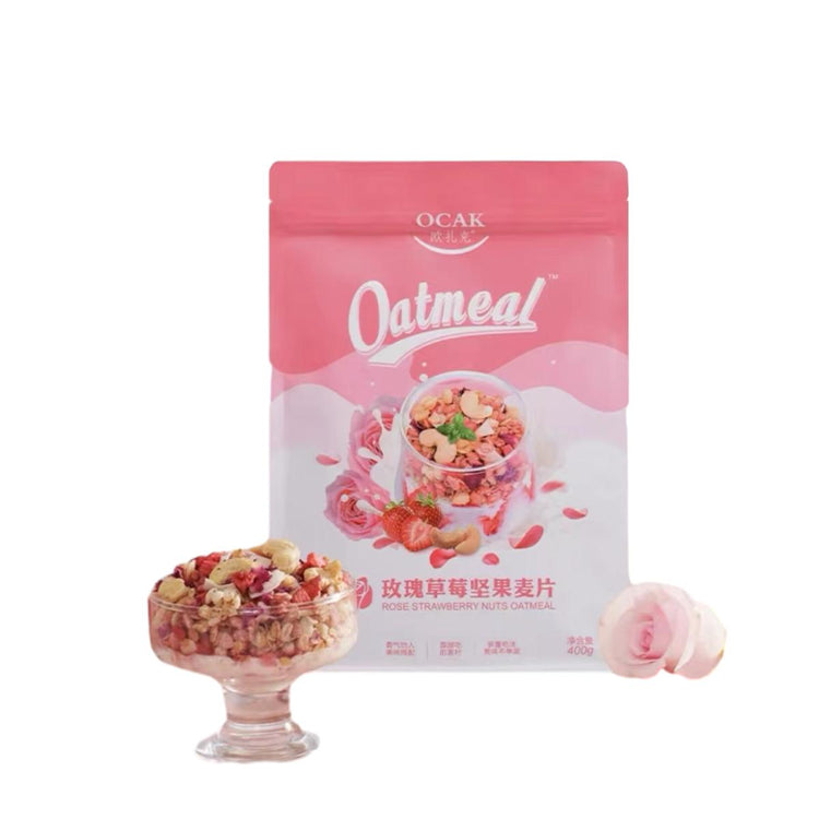 OCAK Rose Strawberry Nut Instant Cereal
