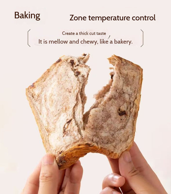 Exquisite Dark Chocolate and Pure Fresh Milk Toast, Soft, Fluffy, Silky Crumb, Intense Cocoa Flavor, Creamy and Smooth Texture, Ideal for Breakfast, Delightful and Nutritious Start to Your Day, 80g*5