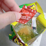 ORION Chili Salt Dipped Mango Gummy Candy: Sweet & Sour Spicy Crystal Jelly, Gluten-Free Vegan Snack, Southeast Asian Flavor, Vietnamese Limited Exotic Treat Sweety Snack – 10 Packs of 23.5g Each