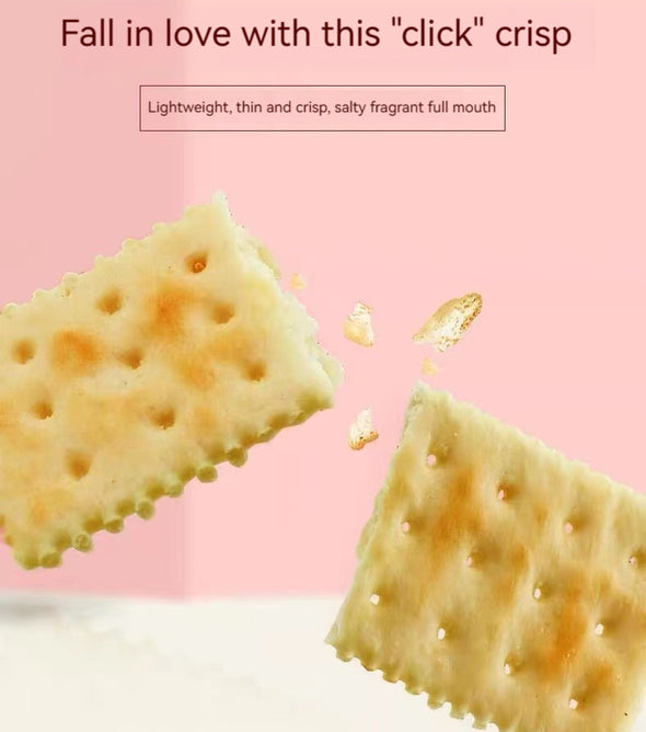 LYFEN Cream And Salt Soda Crackers