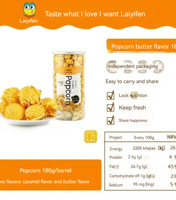 LYFEN Caramel Flavored Popcorn
