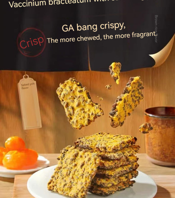 LYFEN Salted Egg Yolk Flavored Black Rice Crust