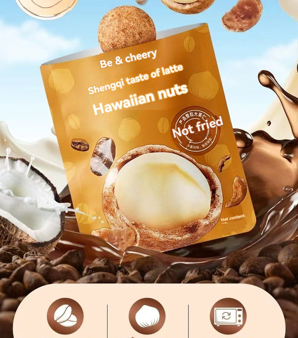 BE&CHEERY Raw Coconut Latte Flavoured Macadamia Nut 30g