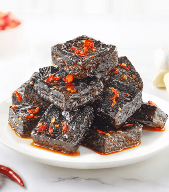 Stinky Tofu, Dried Tofu, Spicy Strips, Chinese Specialty Authentic Snack, Spicy Tofu Dry Snacks, Soy Products 4.23oz (7 Individual Packs)