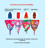 Lollipop, Four flavors, Cartoon shape, Hard candy, Individual packaging, Easy to carry, Suitable for children, Casual snacks, 132g/4.66oz* bag