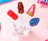 Lollipop, Four flavors, Cartoon shape, Hard candy, Individual packaging, Easy to carry, Suitable for children, Casual snacks, 132g/4.66oz* bag