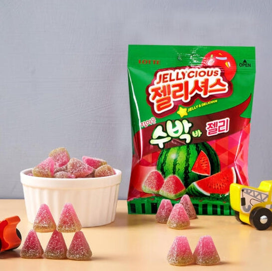 Soft candy, Watermelon flavor, Grape flavor, Soft Q bomb, Small package and easy to carry, Suitable for office food, Leisure snacks