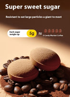 Coffee candy, Refreshing, Hard candy, Mellow taste, Small cans, Easy to carry, Suitable for office food, Casual snacks, 88g/3.1oz* cans