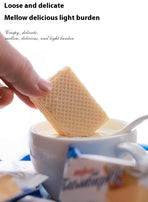 Wafer biscuit, Ice cream flavor, Sweet taste, Individual packaging, Easy to carry, Office and movie enjoyment, Hand gift, Christmas, Imported from Russia, 278g/9.81oz* tin