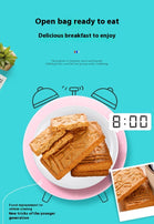 Biscuits, Caramel taste, Crisp taste, Independent packaging, Easy to carry, Suitable for office eating, Meal replacement, Hand gift, Casual snacks, 300g/10.58oz* bag
