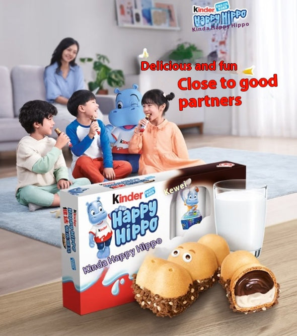 Sandwich cookies, Chocolate flavor, Cocoa filling, Children's snacks, Mellow taste, Sweet taste, Casual snacks, 103.5g/3.65oz* box (Pack of 1)