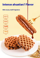 Sandwich cookies, Chocolate flavor, Mellow taste, Sweet and soft, Soft shell, Individual packaging, Casual snacks, 340g/11.99oz* box (Pack of 9)