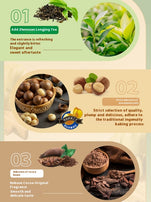 Filled Longjing Chocolate, Containing Nuts, Sweet Entrance, Mellow Taste, Easy to Carry, Office Food, Casual Snacks, Import from Japan, 58g/2.05oz* bag