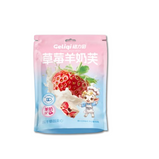 Snow Crisp, Strawberry flavor, Goat's milk flavor, Freeze-dried strawberry filling, Small package for easy to carry, Office snack, Snack afternoon tea, 100g/3.53oz* bag