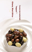 Chocolate beans, Dark chocolate filled, Christmas, Hand gifts, Nut snacks, Suitable for office use, Afternoon tea heart, Shipped with 300g/10.58oz* box
