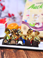 Filled chocolate, Multi-flavor mix, Sweet entrance, Mellow taste, Casual snacks, Christmas, Hand gift, Imported from Russia, 200g/7.05oz* box