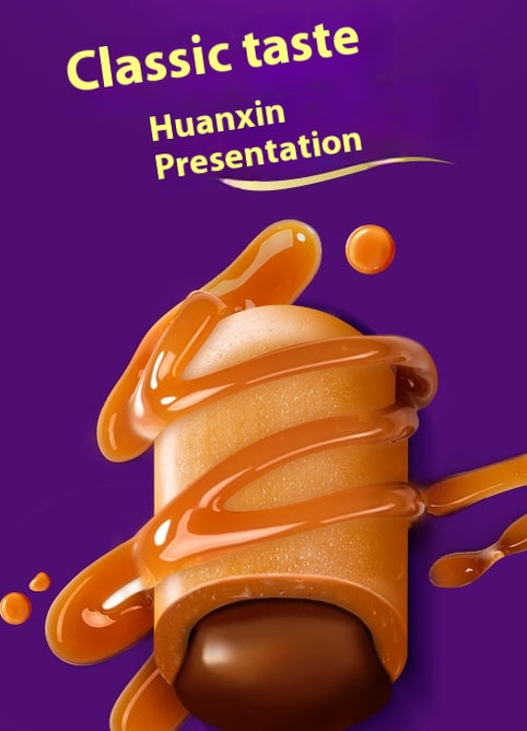 Toffee, Chocolate flavor canned, Wedding candy, Sweet taste, Independent packaging, Easy to carry, Suitable for office food, With hand gifts, Casual snacks, 253g/8.92oz* cans