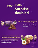 Toffee, Chocolate flavor canned, Wedding candy, Sweet taste, Independent packaging, Easy to carry, Suitable for office food, With hand gifts, Casual snacks, 253g/8.92oz* cans