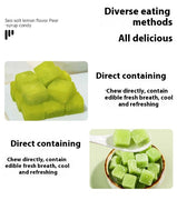 Sea Salt Lemon Mints, Salty sweet, Rich taste, Throat lozenges, Filling, Suitable for office eating, Casual snacks, 200g/7.05oz* jar