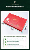 Chocolate, Gift box, Candy, Delicious taste, Silky taste, Birthday, Christmas, Hand gifts, Valentine's Day gifts, Employee benefits, 81g/2.86oz* box (Pack of 18)