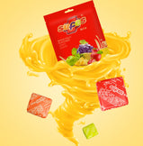 Soft candy, Mixed fruit, Fruity, Chewy, Festive candy, Hand gift, Student candy, Bag, Wedding Snack, 500g/17.64oz* bag (Pack of 1)