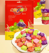 Soft candy, Mixed fruit, Fruity, Chewy, Festive candy, Hand gift, Student candy, Bag, Wedding Snack, 500g/17.64oz* bag (Pack of 1)