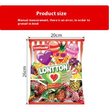 Lollipop, 5 blended flavors, Cola flavor, Pineapple, Orange, Individual package, Sweet and Sour, Snack, Happy Candy, Contains 50 lollipops, 350g/12.35oz* bag (Pack of 1)