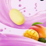 Fruit Fudge, 3 flavors blend, Guava Mango Black currant, Fruity, Sweet in the mouth, Individual Pack, Wedding candy, Casual candy, 400g/14.11oz* bag (Pack of 1)