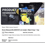 Lemon candy, Fruity hard candy, Fresh breath, Sea salt salty lemon flavor, Salty and sweet, Cool and refreshing, Casual snacks, Imported from Malaysia, 180g/6.35oz* box (Pack of 12)