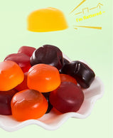 Fruit gummy, Apple flavor, Gummy, Sweet and sour, Fruity, casual snacks, Wedding candy, Malaysia, 150g/5.29oz* bag (Pack of 1)