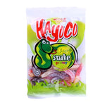 Fruit gummy, Sweet and sour, Gummy, Cute cartoon snake shape, Wedding candy, Casual snacks, Suitable for office food, Malaysia import, 150g/5.29oz* bag (Pack of 1)