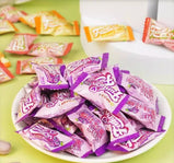 Fruit gummy, Black currant, Gummy, Sweet and sour, Individually packaged, Suitable for office food, Casual snacks, Imported from Malaysia, 30g/1.06oz*3 bags (Pack of 3)