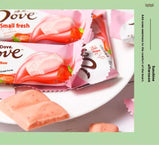 White chocolate, Strawberry flavor, Block row, Mellow taste, Silky mouth, Individual packaging, Easy to carry, Ready to eat, Hand gifts, Christmas, Valentine's Day, 156g/5.5oz* box (Pack of 12)