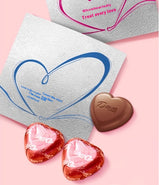 Milk filled chocolate, Mellow taste, Silky taste, Valentine's Day gift, Hand gift, Christmas, Gift box, Heart-shaped chocolate, For love, 110g/3.88oz* box (Pack of 21)