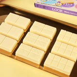 White chocolate, Three flavors, Mellow, silky, Children's casual snack, Hand gift, Christmas, Imported from Japan, box, 43g/1.52oz* box（Pack of 1)