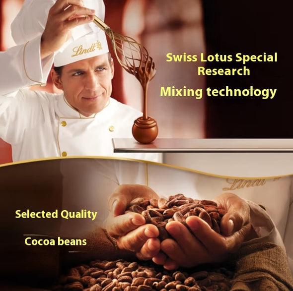 Soft dark chocolate, slightly bitter, mellow taste, silky taste, Swiss import, Chocolate birthday gift, hand gift, Christmas candy gift for family and friends, 200g/7.05oz* box