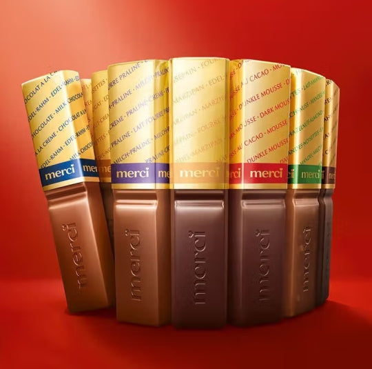 Chocolate, 7 flavors, Colorful Gift box, Mellow taste, Imported from Germany, White Chocolate Treats for Thank you, Anniversary, Christmas Candy Gift for Family and Friends, 250g/8.82oz* box