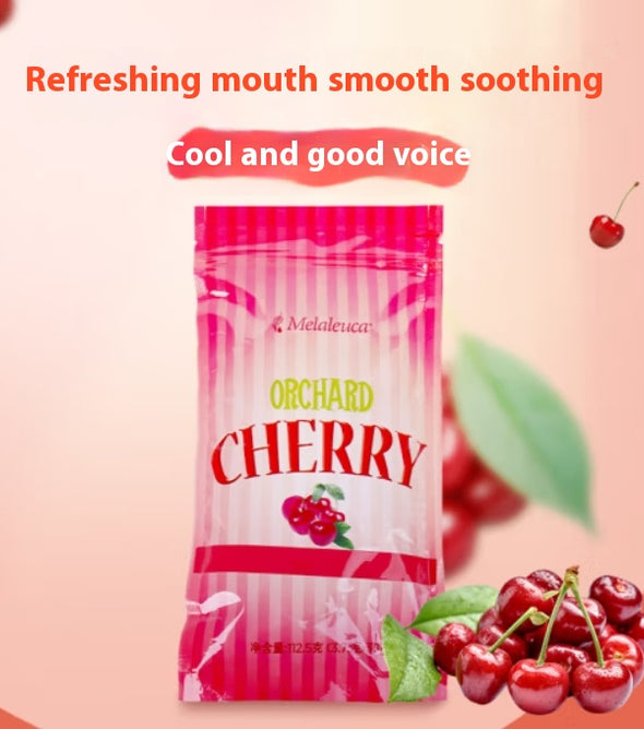 Cool Throat Candy, Garden Cherry, Cool Fruit Candy, Cherry Sweet, Individual pack, Casual snack, Fresh Breath, Christmas, 112.5g/3.97oz* bag (Garden Cherry Flavor)