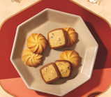 Cookie Biscuits: Original*8/Chocolate*8/Nut*5/Raisin Oat*5/Mellow Coffee*5/Lemon Honey*5. Six Tasty Flavors, Rich Aroma, Leisure Snacks, 244g per Box.